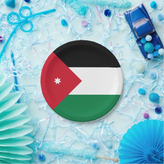 Jordan-Flagge Pappteller (Party)