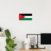 Jordan-Flagge Poster (Heimbüro)