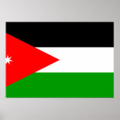 Jordan-Flagge Poster (Vorne)