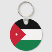 Jordan-Flagge Schlüsselanhänger (Vorderseite)