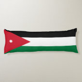 Jordan-Flagge Seitenschläferkissen (Rückseite)