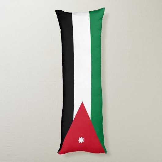 Jordan-Flagge Seitenschläferkissen (Rückseite (Vertikal))