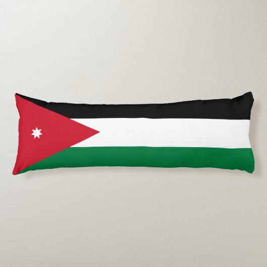 Jordan-Flagge Seitenschläferkissen (Vorderseite)