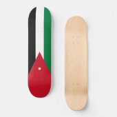 Jordan-Flagge Skateboard (Vorderseite)