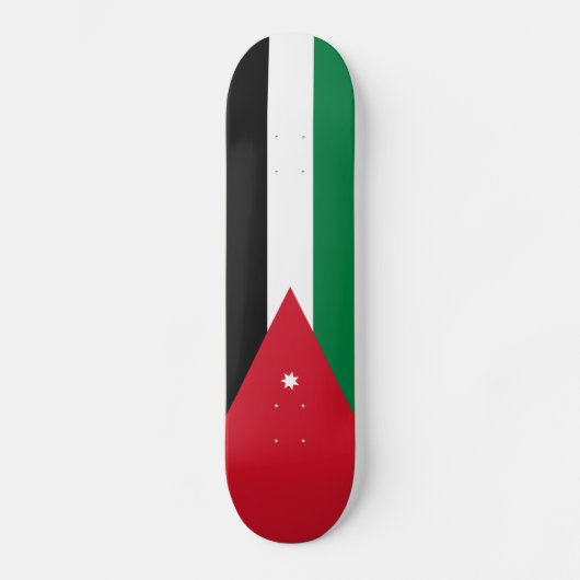 Jordan-Flagge Skateboard (Vorderseite)