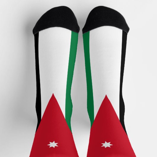 Jordan-Flagge Socken (Oben)