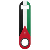 Jordan-Flagge Speed Flaschenöffner (Vorderseite)