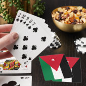 Jordan-Flagge Spielkarten (In Situ)