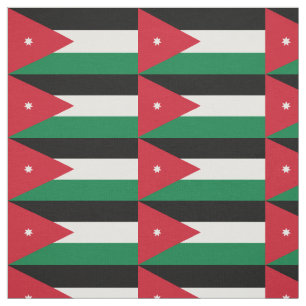 Jordan-Flagge Stoff