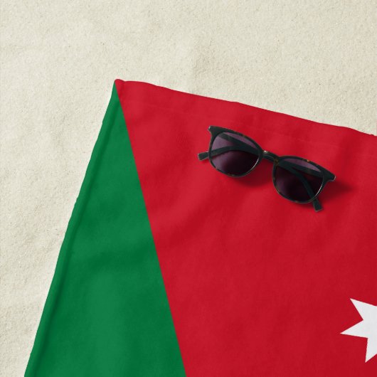 Jordan-Flagge Strandtuch (Beispiel)