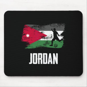 Jordan Flaggen Trikot Jordanische Fußballmannschaf Mousepad