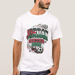 Jordan Fußball 2026 Fußball Bold Landestypografie  T-Shirt