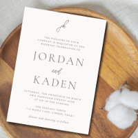 Jordan Gray Elegant Wedding