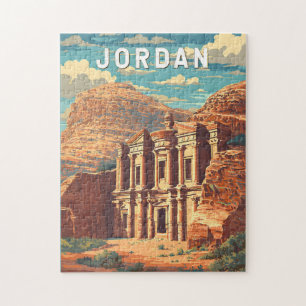 Jordan Illustration Reise Kunst Vintage Puzzle