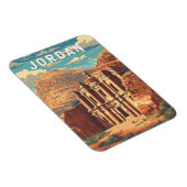 Jordan Illustration Travel Art Vintage Magnet (Rechte Seite)