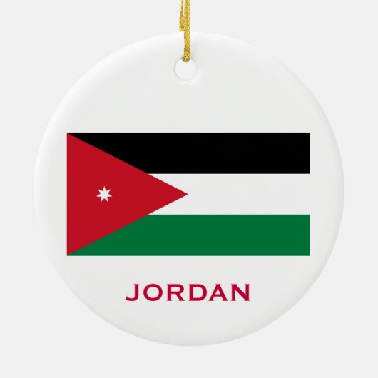 JORDAN* Keramik-Weihnachtsverzierung Keramik Ornament (Hinten)