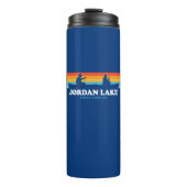Jordan Lake North Carolina Canoe Thermosbecher (Vorderseite)