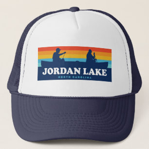 Jordan Lake North Carolina Canoe Truckerkappe