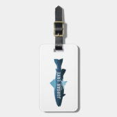 Jordan Lake North Carolina Fisch Gepäckanhänger (Vorderseite vertikal)