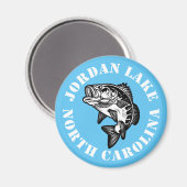 Jordan Lake, North Carolina Magnet (Vorderseite/Rückseite)
