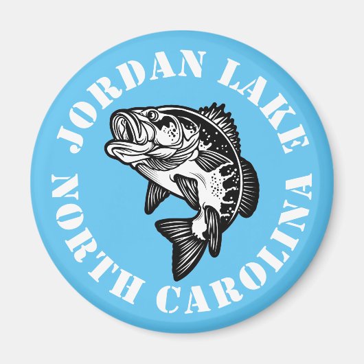 Jordan Lake, North Carolina Magnet (Vorne)