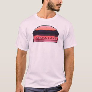 Jordan Lake North Carolina Red Sunrise T-Shirt