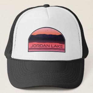 Jordan Lake North Carolina Red Sunrise Truckerkappe