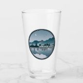 Jordan Lake North Carolina Reflection Glas (Vorderseite)