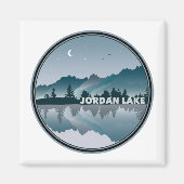 Jordan Lake North Carolina Reflection Magnet (Vorne)