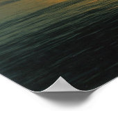 Jordan Lake Sunset Poster (Ecke)