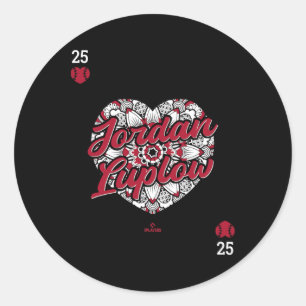 Jordan Luplow von Hearts verkauft Spieler Arizona Runder Aufkleber