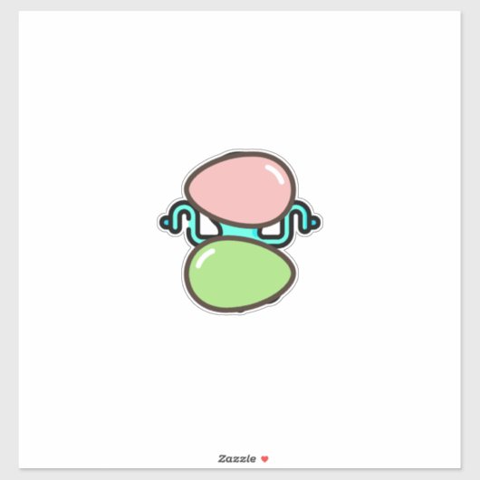 Jordan-Mandel Aufkleber (Blatt)