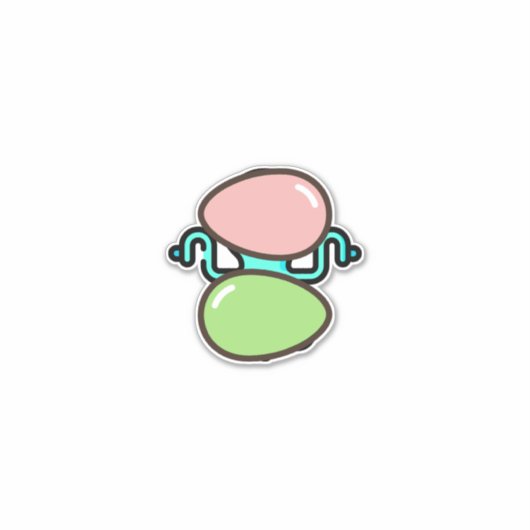 Jordan-Mandel Aufkleber (Vorderseite)