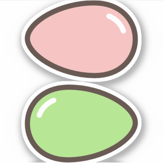 Jordan-Mandel Aufkleber (Vorderseite)