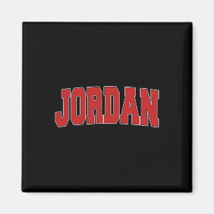 Jordan Mn Minnesota Varsity-Stil USA Vintage-Sport Magnet