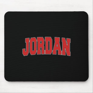 Jordan Mn Minnesota Varsity-Stil USA Vintage-Sport Mousepad