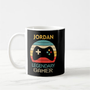 Jordan Name Gift - Personalisierter Legendärer Gam Kaffeetasse