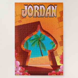 Jordan-Palast-Reiseposter Puzzle