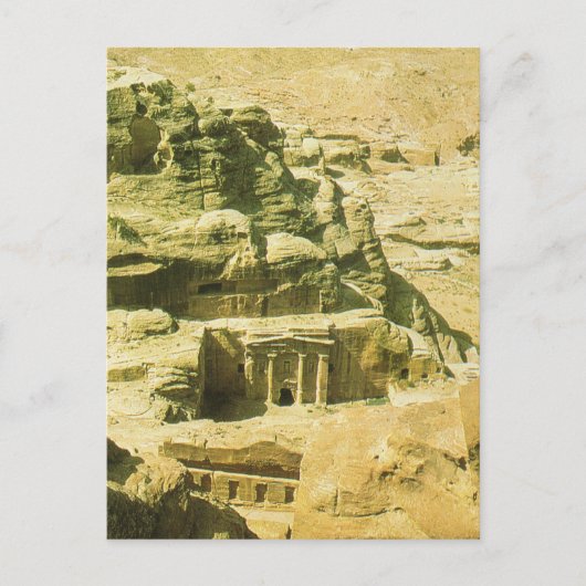 Jordan, Petra, die nabateischen Steinhackgräber Postkarte (Vorderseite)