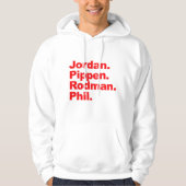 Jordan Pippen Rodman Phil Hoodie Sweatshirt (Vorderseite)