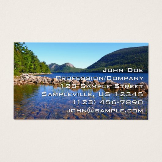 Jordan Pond I im Acadia National Park (Vorderseite)