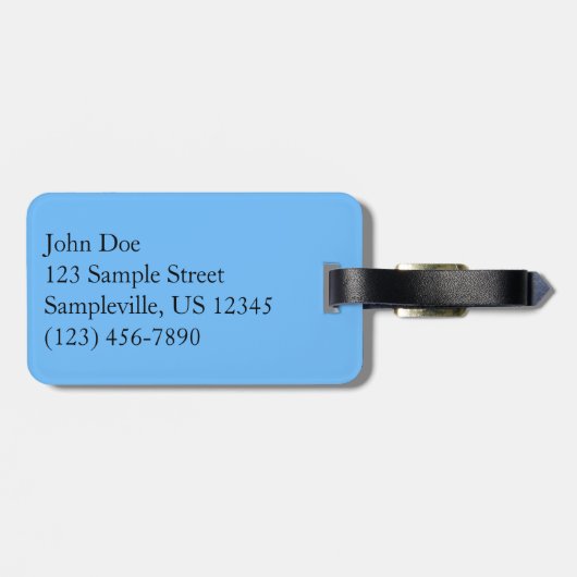 Jordan Pond I im Acadia National Park Gepäckanhänger (Rückseite horizontal)