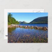 Jordan Pond I im Acadia National Park Postkarte (Vorne/Hinten)