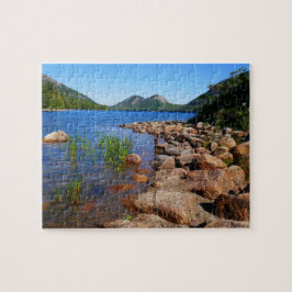 Jordan Pond II im Acadia Nationalpark Puzzle
