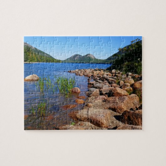 Jordan Pond II im Acadia Nationalpark Puzzle (Horizontal)