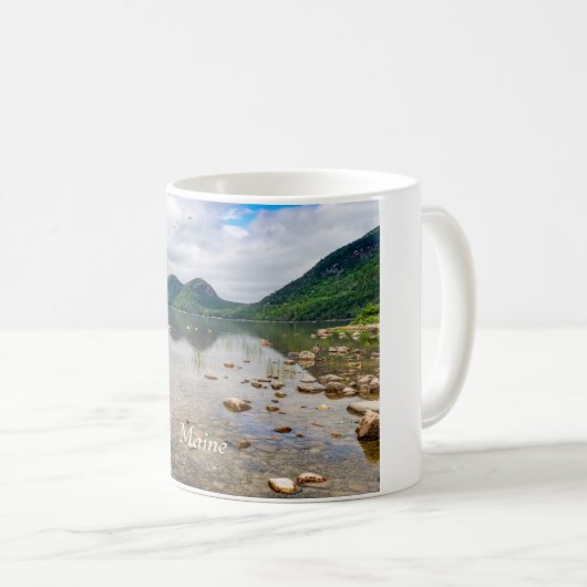 Jordan Pond in Acadia National Park in Maine Kaffeetasse (VorderseiteRechts)
