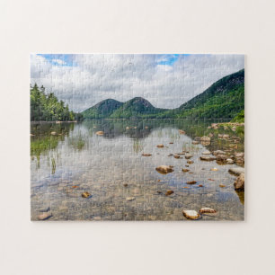 Jordan Pond in Acadia National Park in Maine Puzzle