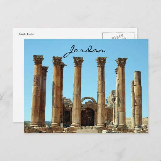 Jordan Postkarte (Vorne/Hinten)