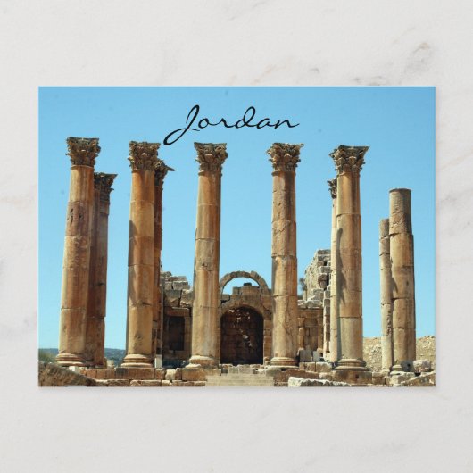 Jordan Postkarte (Vorderseite)