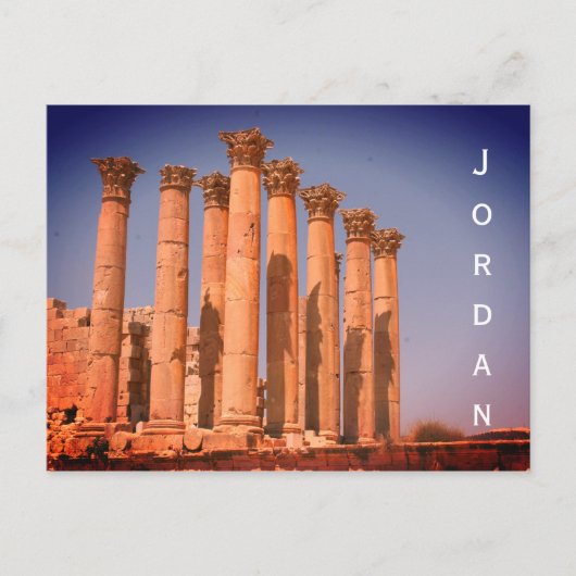 Jordan Postkarte (Vorderseite)